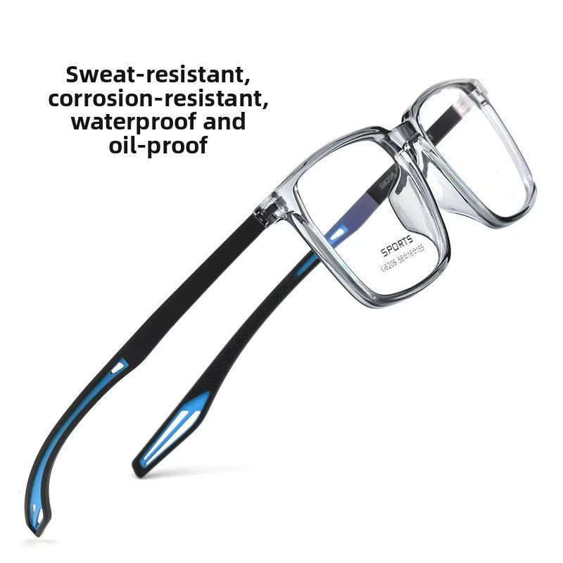 SZTZX Korrekturbrille, Herren, Vollrand, rechteckig, Kunststoff - Bild 2