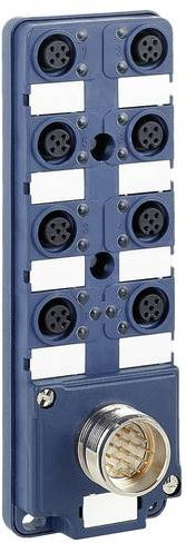 Schneider Electric ABE9C1281L05 Kabeldose in Gelb, Grün und Blau - Bild 1