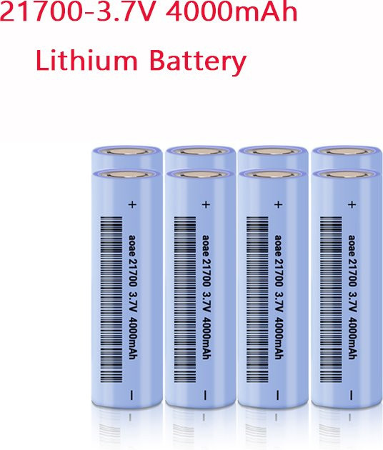 YPWP Lithium-Ionen-Akku 21700 mit 4000 mAh und 30 A, Farbe Blau - Bild 1