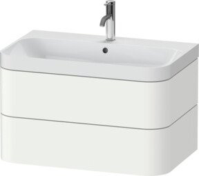 Duravit Möbelwaschtisch Happy D.2 Plus in Weiß Matt mit 2 Schubkästen, B/T: 77,5 x 49 cm - Bild 1