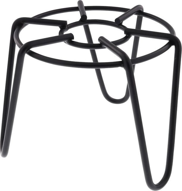 Wagner Pflanzenständer GH 0515 Hairpin Style in Schwarz aus Stahl, Durchmesser: 14,5 cm, Höhe: 13 cm - Bild 1