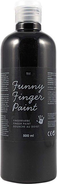 Rico Design Fingerfarbe Schwarz - Bild 1