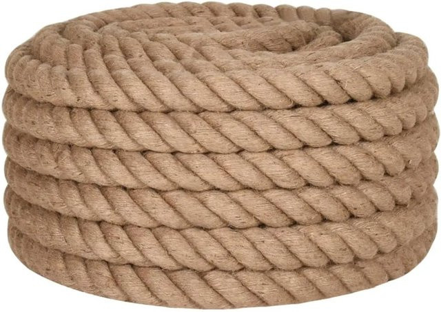 vidaXL Juteseil in Beige, Länge: 25 m, Durchmesser: 30 mm - Bild 1