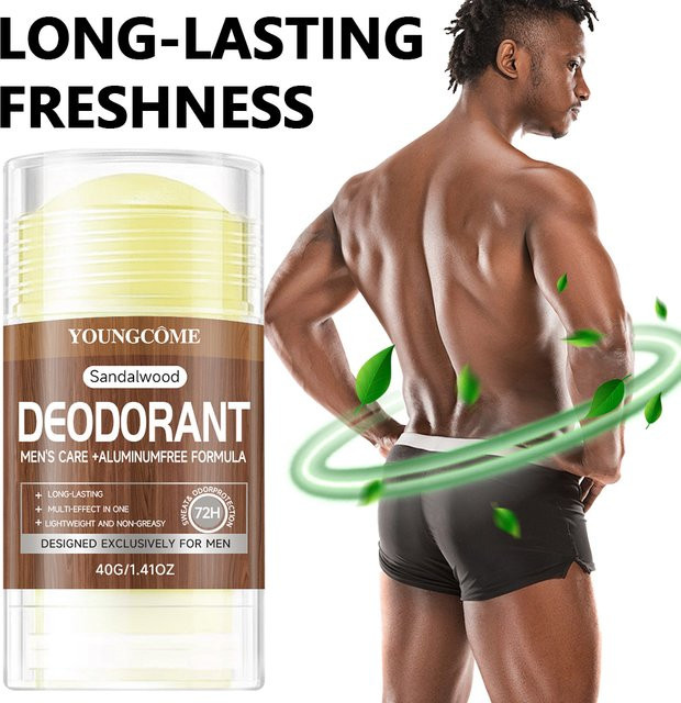YOUNGCOME Deodorant Stick Sandelholz, Herren, 40g - Bild 1