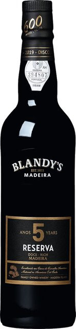 Blandy's 5 Years Old Rich Reserva Madeira DOC 0,5 l - Bild 1