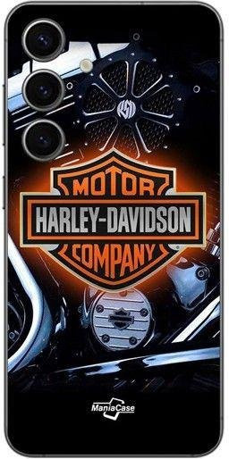 Samsung Galaxy S25 Plus Schutzhülle mit Harley Davidson Logo in Schwarz - Bild 1