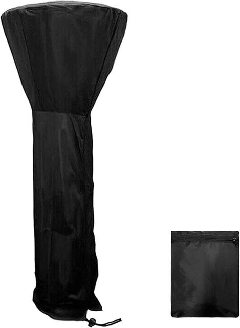 TOMTOP JMS Terrassenheizungsabdeckung aus wasserdichtem Oxford-Stoff in Schwarz, B/T/H: 226 x 85 x 48 cm - Bild 1