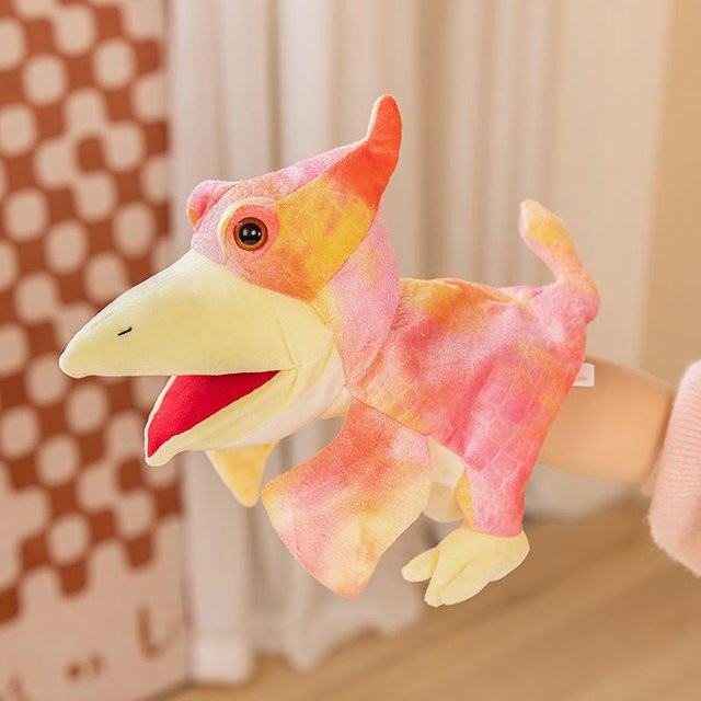 Yiran toy Dinosaurier Plüschpuppe, Spinosaurus Triceratops Tyrannosaurus, ab 14 Jahren - Bild 1