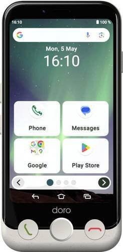 Doro Aurora A10 Senioren-Smartphone mit 4,5 Zoll Display, 64GB Speicher, 4G/LTE, Farbe: Beige - Bild 2