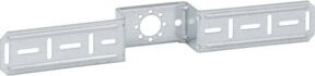 Geberit Montageplatte in Silber für einfache Armaturen mit Befestigungsmaterial - Bild 1