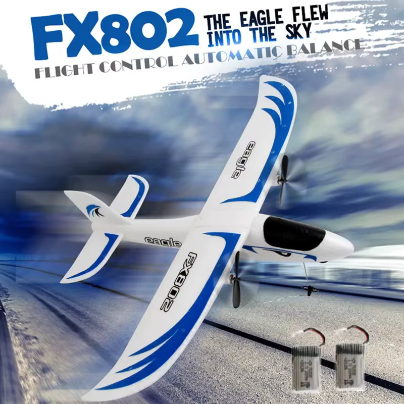 ANTSIR FX802 RC Schaum Flugzeug 2,4G 2CH Segelflugzeug ferngesteuert - Bild 2