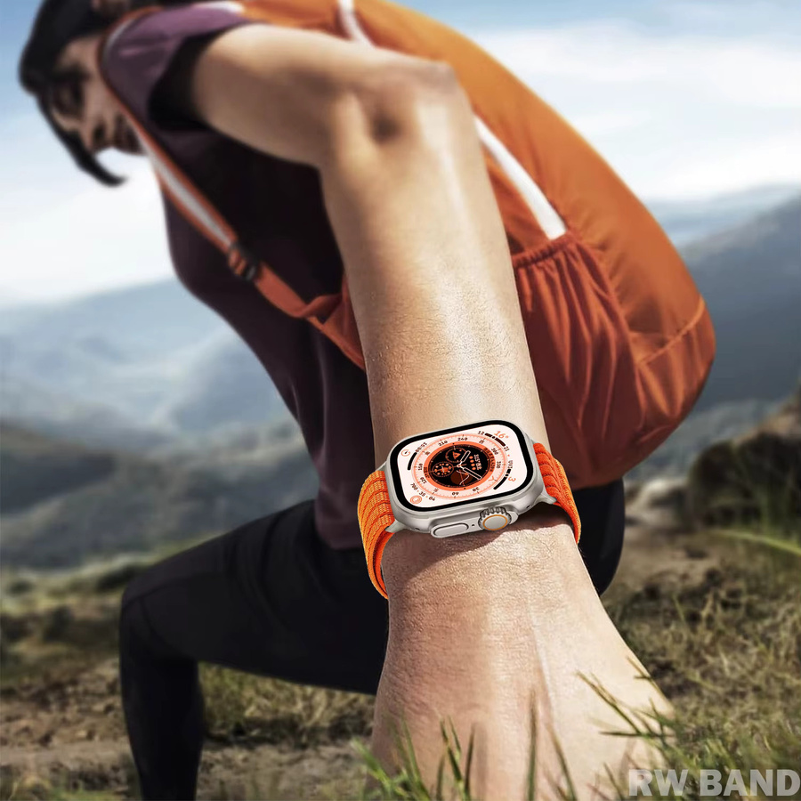 RWBANDS Uhrenarmband Nylon, orange, Unisex - Bild 3
