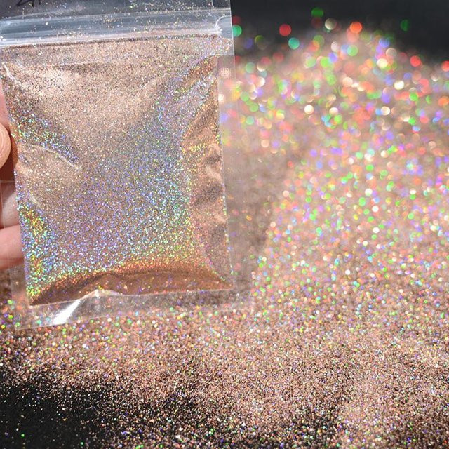 Shenjiang Nagelglitzer, 10 g, holografisch, schimmernd, Unisex - Bild 1