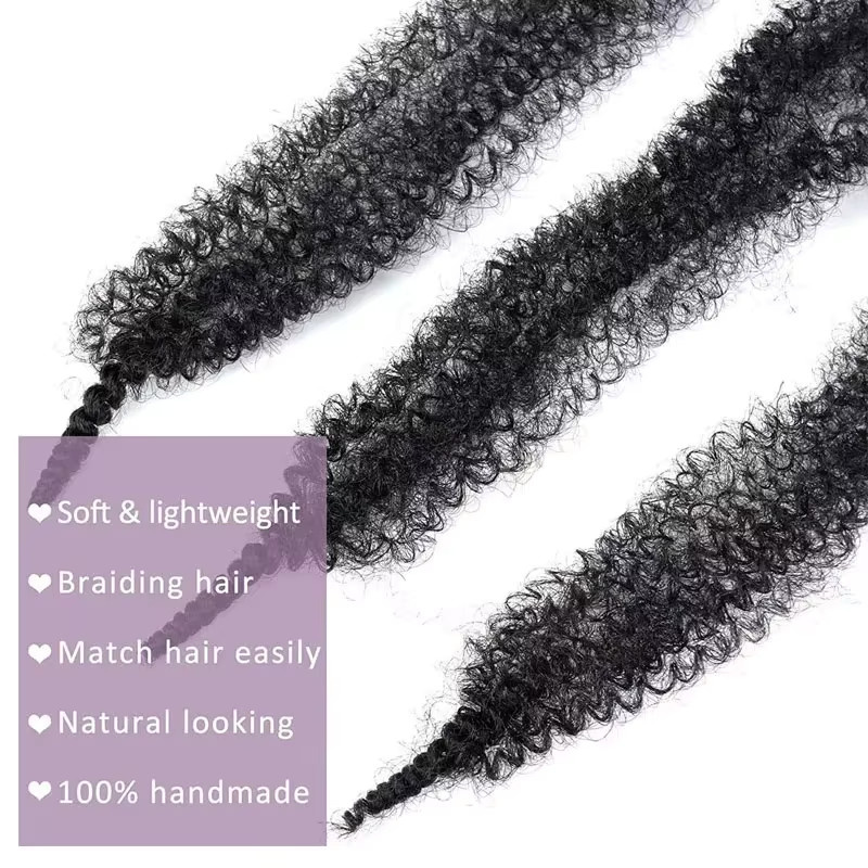 BitLamb Haarverlängerung Marley Geflecht, Synthetische Faser, Damen - Bild 5