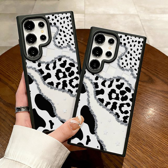 AKABEILA Silikon-Handyhülle mit Leoparden-Design für Samsung Galaxy A-Serie in Multicolour - Bild 1