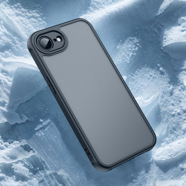 Apple Kamera-Schutzhülle für iPhone 17e und iPhone 16e, durchscheinende Hartschale mit weichen Kanten, transparent oder schwarz - Bild 1