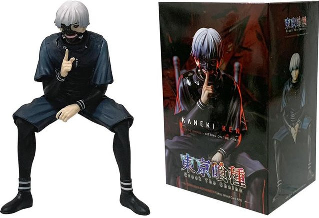 Ken Kaneki Tokyo Ghoul, Sitzende Figur, Actionfigur, Kunststoff, Schwarz - Bild 1