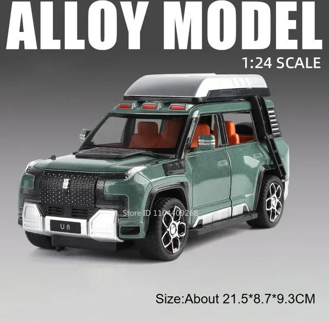 YANGWANG U9 U8 Modell Spielzeugauto, Maßstab 1:24, mit Licht und Ton, ab 14 Jahren - Bild 1