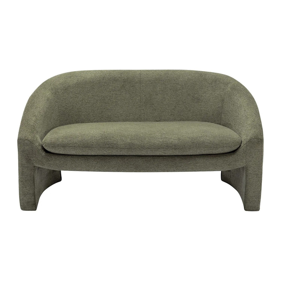 Vente-unique Sofa Ossana Grün mit Stoffbezug Breite: 137 cm - Bild 2