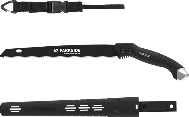 PARKSIDE PERFORMANCE Gartensäge Astsäge mit Gürtelköcher aus Stahl und Kunststoff, Sägeblattlänge: 31,5 cm - Bild 1
