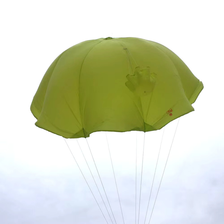 U-Angel-1988 Modellflugzeug-Nylon-Fallschirm mit Auswurfmechanismus und Trageband - Bild 2