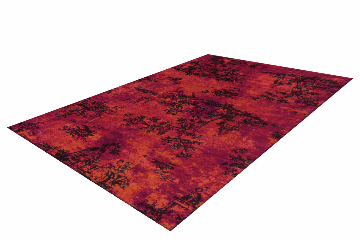Arte Espina Flachflorteppich Vintage 5206 Rot B/H/L: 120 x 0,4 x 180 cm - Bild 1