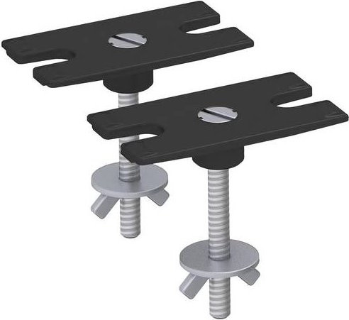 OBO Bettermann Montagezubehör Befestigungs-Set Schwarz L x B x H: 4,35 x 2,4 x 4,0 cm - Bild 1