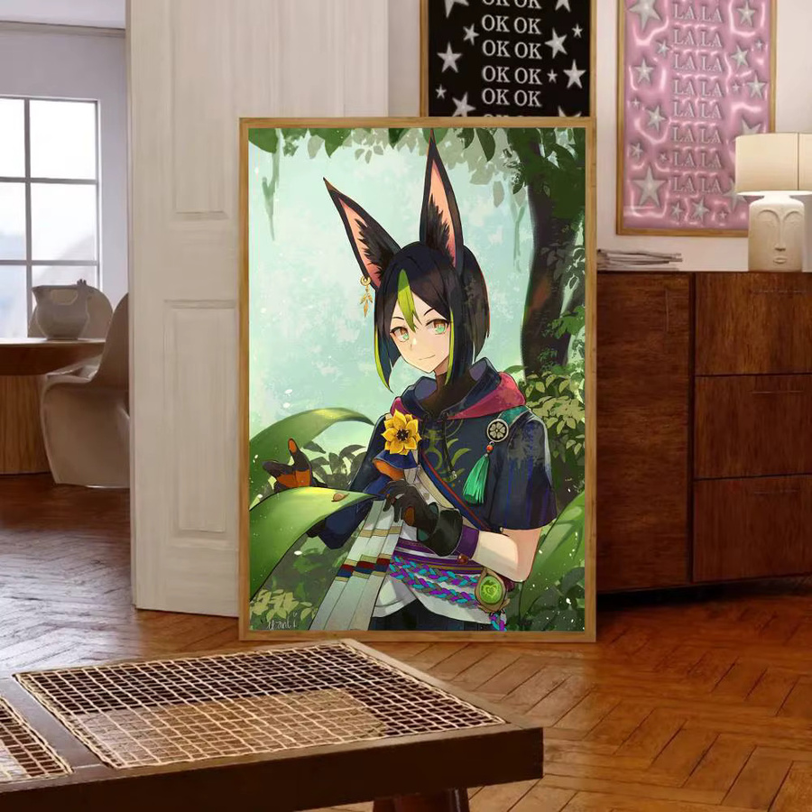 Genshin Impact Tighnari Poster von Kayou als HD Wandkunst für dein Wohnzimmer oder Schlafzimmer - Bild 4