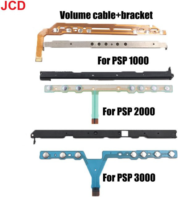 JCD Ersatzteil-Set für PSP1000 Controller mit Funktionstasten, Lautstärkeregler und Home-Taste inklusive Halterung - Bild 1