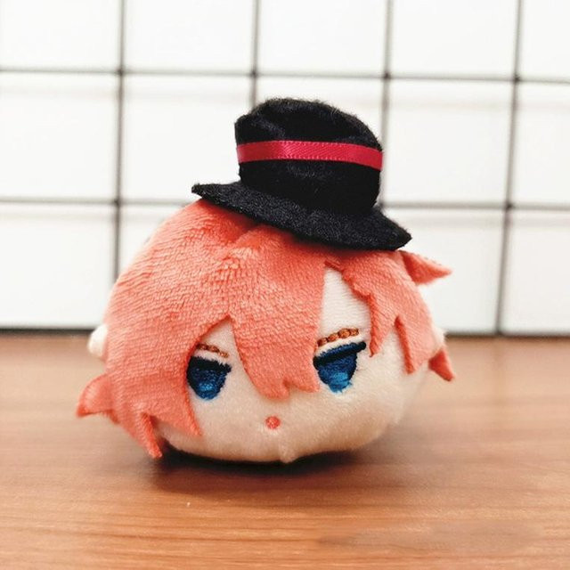 Yiran toy Bungo Stray Dogs Anime Anhänger Plüschpuppe, 9cm, ab 14 Jahren - Bild 1