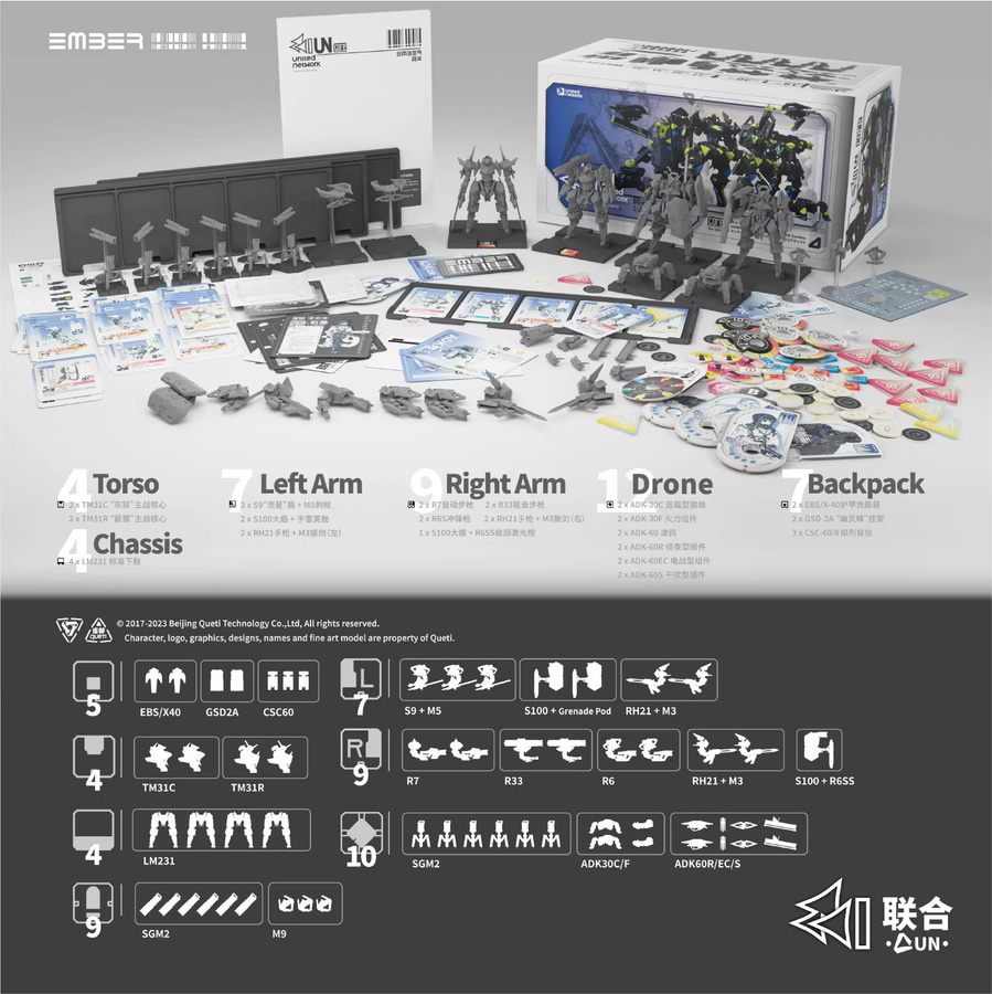 Bandai Ember: Obsidian Protocol Revival Development League Core Pack, Set / Bundle, multilingual, ab 14 Jahre - Bild 1