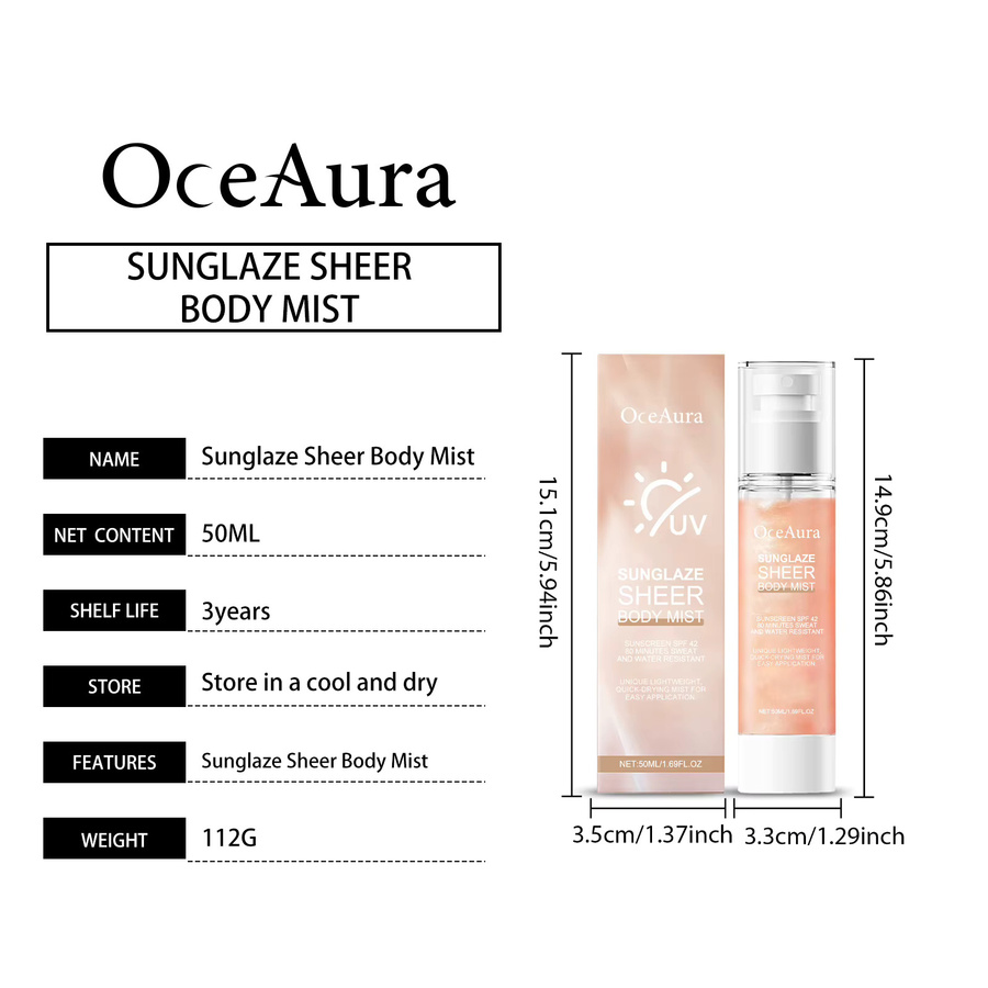 OceAura Sonnenschutzspray SPF 50+, Unisex - Bild 3