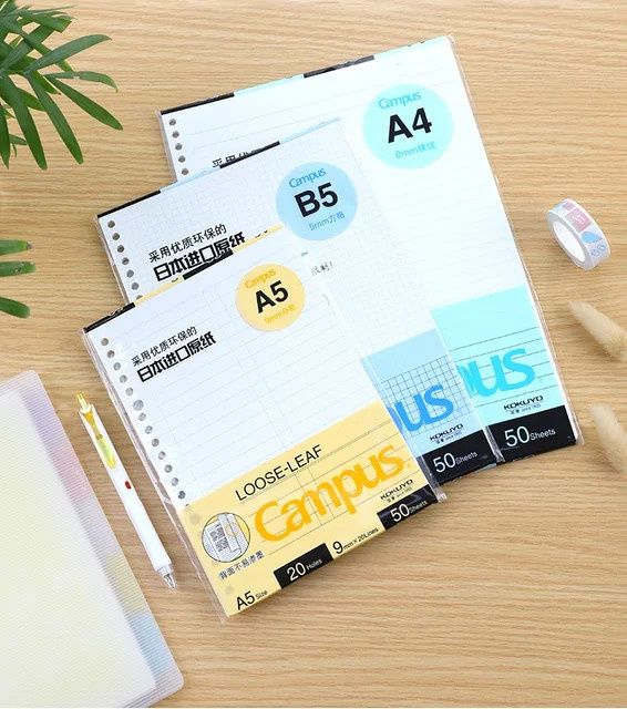 KOKUYO Campus Notizbuch A4 mit gepunkteten Linien, 50 Blatt, Weiß - Bild 1