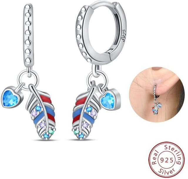 Ohrringe 925 Silber, Zirkonia, Damen - Bild 1