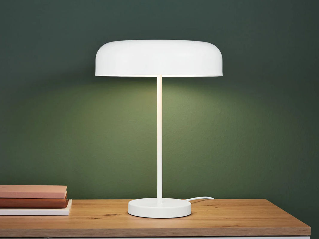 LIVARNO HOME Tischleuchte aus Stahl in Mattweiß mit verstellbarem LED-Design - Bild 2