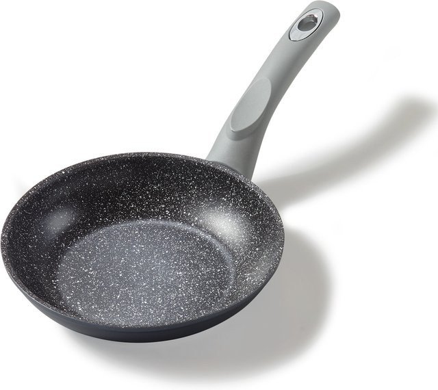 STONELINE Gourmundo Bratpfanne Schwarz, antihaftbeschichtet mit Steinpartikeln, Durchmesser: 20 cm, für alle Herdarten inklusive Induktion - Bild 1