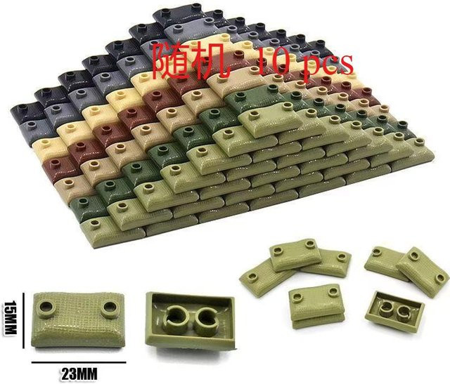 Interesting toys Bausteine, militärische Sandsäcke, Bunker, Hindernisse und Zubehör - Bild 1