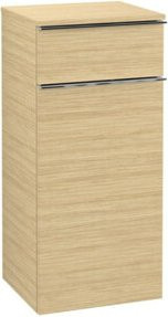 V&B Seitenschrank VENTICELLO in Grau Chrom mit Anordnung Rechts, B: 40,4 cm, T: 37,2 cm, H: 86,6 cm - Bild 1