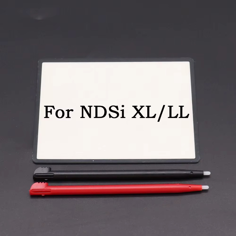 TingDong LCD Bildschirm Objektiv Abdeckung und Top Protector Panel für NDSi XL LL Konsole inklusive Stylus Stift, Mehrfarbig - Bild 1