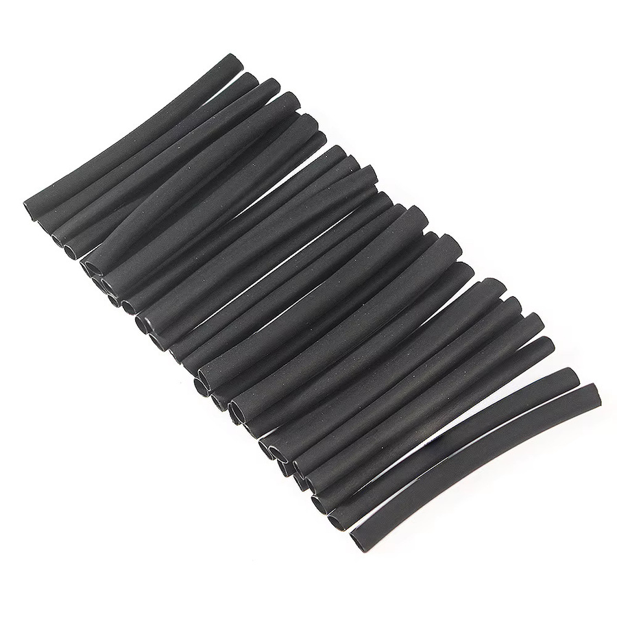 YTDMEN Schrumpfschlauch Set 127 Teile 2:1 Schwarz Thermobeständiger Isolierschlauch für elektrische Kabelverbindungen - Bild 2