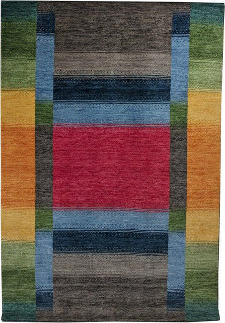 Teppich LORI ORNAMENT von theko in Rot und Multicolour aus Wolle, B/T: 240 x 170 cm - Bild 1