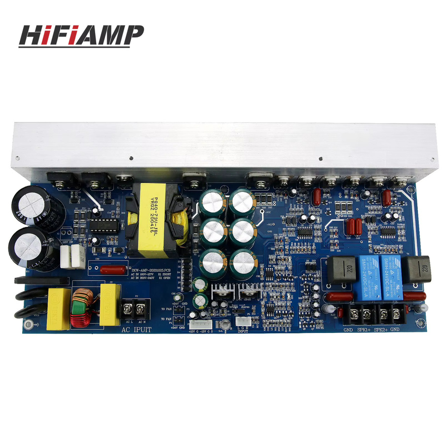 HiFiAMP Digitaler Stereo 2-Kanal Leistungsverstärker-Board 1000W mit Schaltnetzteil - Bild 2