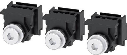 Siemens Flachanschluss 3VA9133-0QA00 Schwarz mit Schraubanschluss - Bild 1