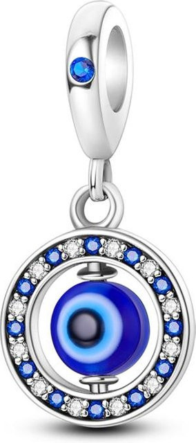 Charm Anhänger 925 Silber, Perle, Zirkonia, Damen - Bild 1