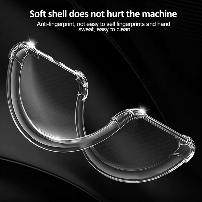 Stoßfeste transparente TPU-Schutzhülle mit Airbag-Funktion für Honor Magic 6 Pro, Magic 5 Pro, Magic 7, Magic 8 Lite und X9b, X9c, X9d, X9a - Bild 2