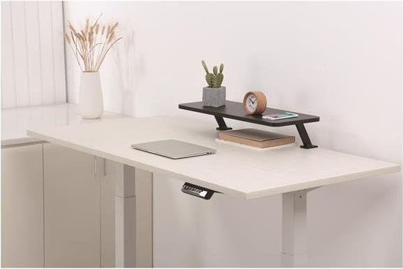 StarTech.com Bildschirmerhöhung MNRISERCLMP, klemmbarer Monitor Riser in Schwarz, extraweit 65 cm, für Monitore bis zu 81,3 cm (32 Zoll) - Bild 1