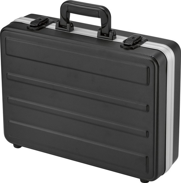 LUX-TOOLS Aluminium ABS Koffer in Schwarz mit Einsätzen - Bild 1