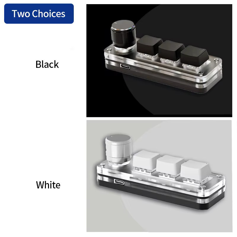 GGBEE Mechanische USB Gaming Tastatur mit 3 Makro-Tasten und RGB-Beleuchtung in Weiß - Bild 6