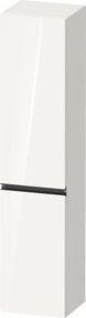 Duravit Sivida Hochschrank wandhängend in Weiß Hochglanz, B/T/H: 40 x 37,4 x 177 cm, mit 3 Einlegeböden und linksseitiger Ausführung - Bild 1