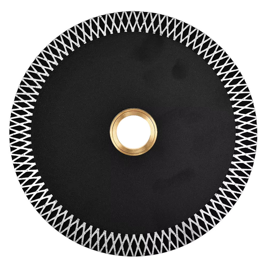 PANFREET Diamant-Trennscheibe Turbo für Fliesen, Keramik, Porzellan und Kunststein, Farbe: Silber, Durchmesser: 115 mm - Bild 2